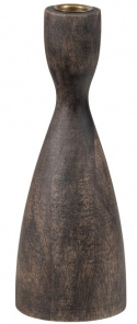 Ljusstake \'Rosa\' 22cm - Brun