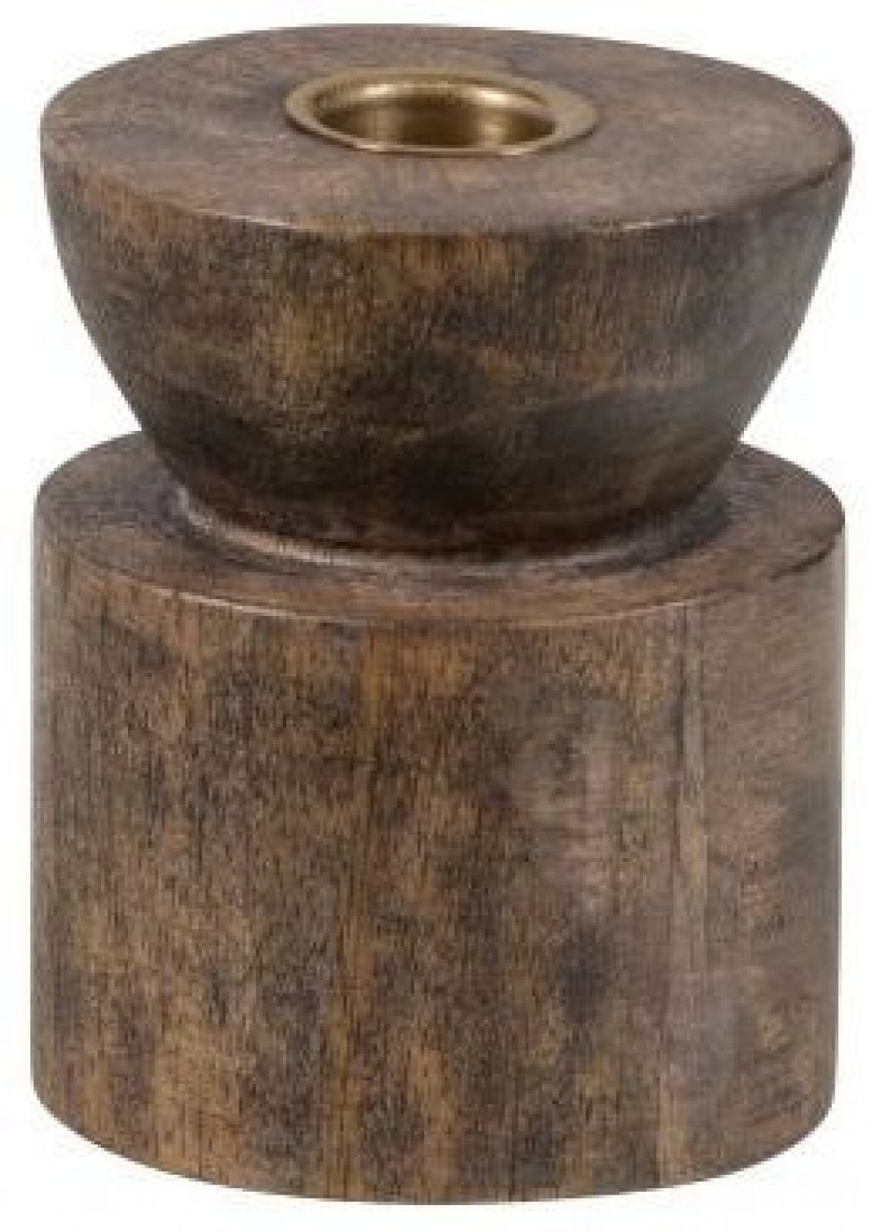 Ljusstake \'Aiden\' - Brun