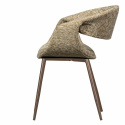 Matstol ‘Yossi’ - Beige/Koppar