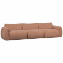 Soffa ‘Baggy’ 3-sits - Brun/Rosa