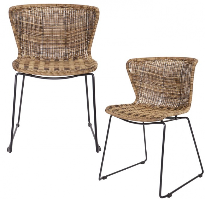 Stol 'Wings' 2-pack - Natur
