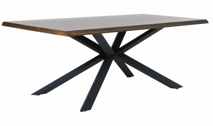Matbord 'Sicily' 200x100cm - Mörk ek