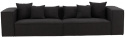Soffa \'Jokkmokk\' 4-sits - Svart