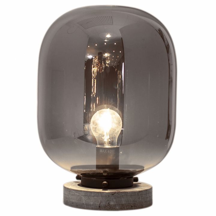 Bordslampa 'Leola' - Rökgrå