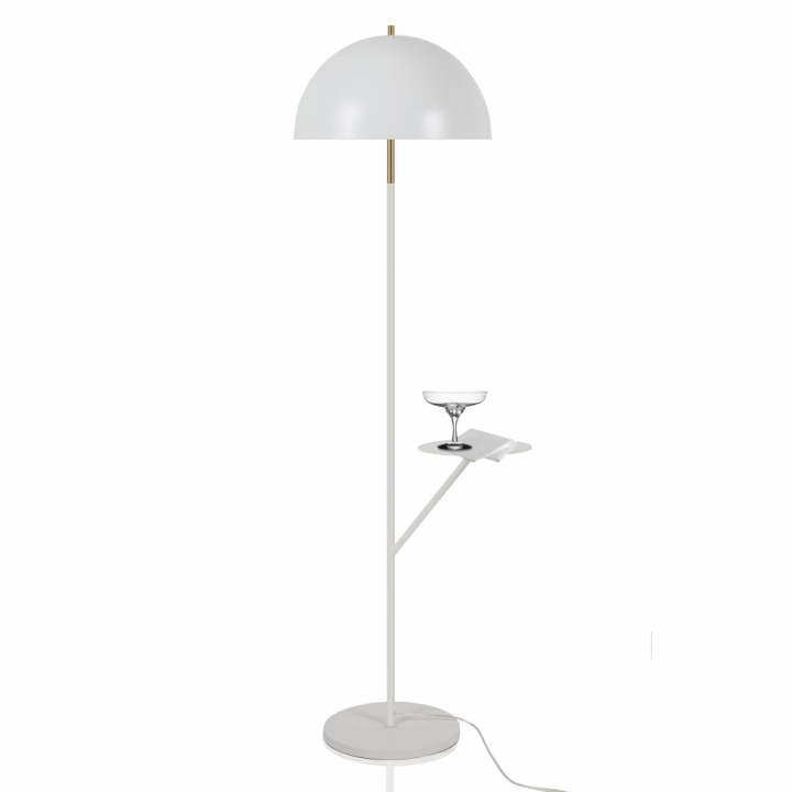 Golvlampa 'Butler' - Vit