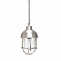 Lampa - Glaskupa och metallnät