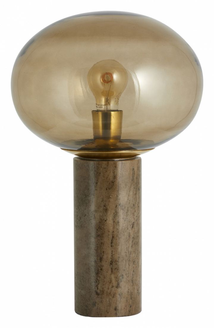 Bordslampa \'Bes\' - Smoked/Mässing i gruppen Belysning / Lampor / Bordslampor hos Reforma (4079)