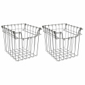2-pack Metallkorgar \'Addit\' - Grå L
