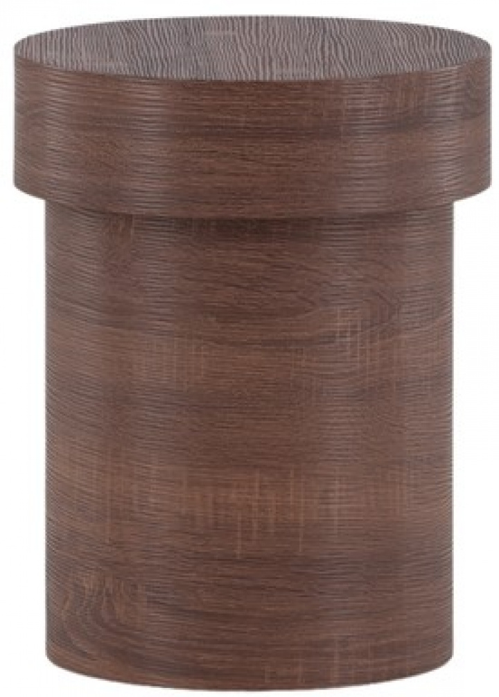 Sidobord 'Mariefred' Runt 35cm - Brun