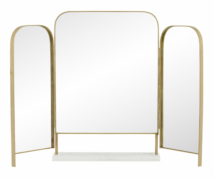 Bordsspegel \'Otus\' - Guld i gruppen Inredning / Dekoration / Speglar hos Reforma (4123)