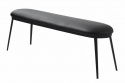 Bänk \'Lyon\' 140cm - Svart