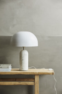 Bordslampa \'Atlas\' - Vit/Marmor