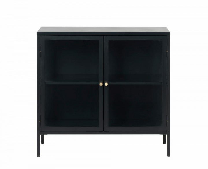 Sideboard 'Hagavik' 2 sektioner - Svart/Mässing