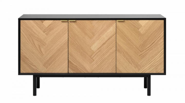 Sideboard \'Almvik\' - Ek/Svart i gruppen MBLER / Hyllor & frvaring / Sideboards hos Reforma (42143160)