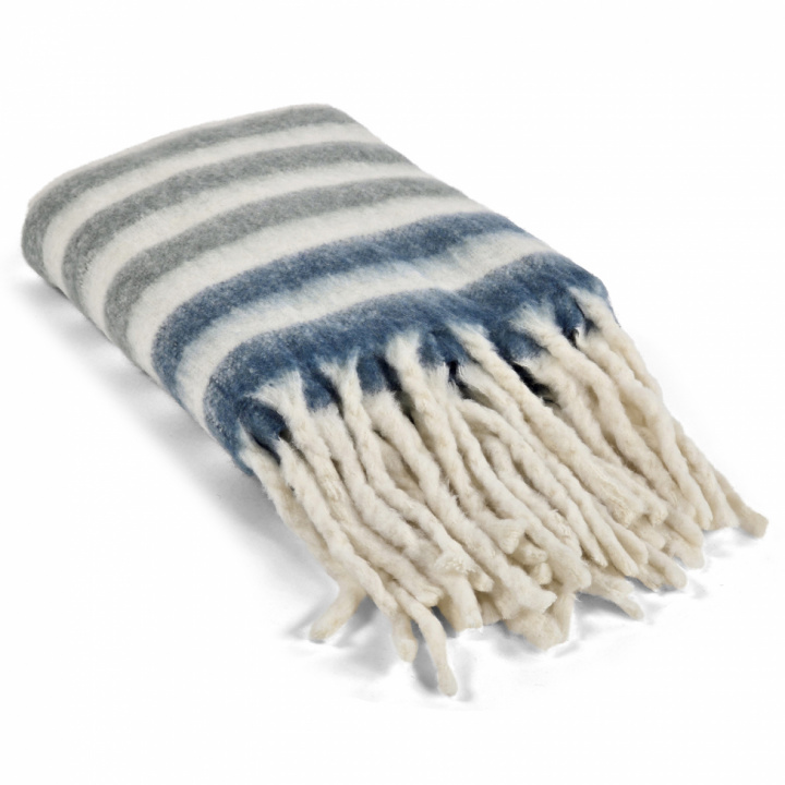 Pläd \'Monica\' 130x170cm - Blå i gruppen Inredning / Textilier / Plädar & filtar hos Reforma (4224615675095)