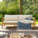 Pläd \'Carrie\' 130x170cm - Blå