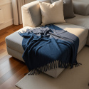 Pläd \'Samantha\' 130x170cm - Blå