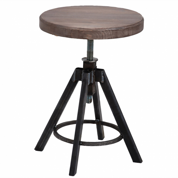 Pall \'Hells Kitchen\' - Vintage Grå i gruppen Vintage / Sittmöbler Vintage / Pallar Vintage hos Reforma (425701)
