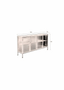Sideboard \'Boli\' - Svart