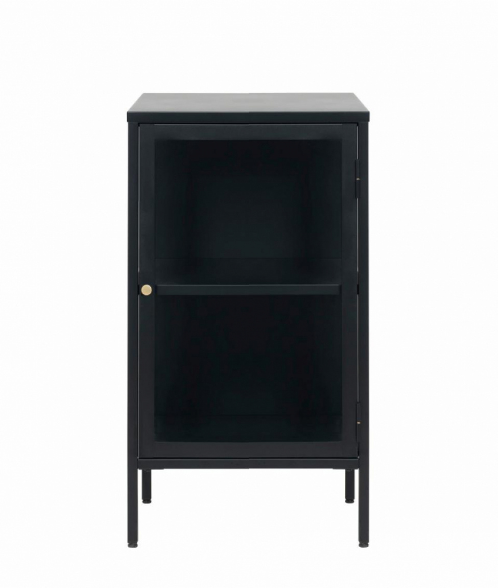 Sideboard \'Hagavik\' 1 sektion - Svart/Mssing