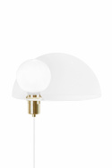 Vägglampa \'Walldorf\' - Vit