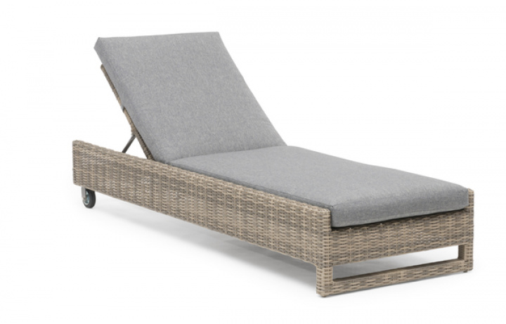 Solsäng \'Hampton\' - Grå/Beige i gruppen Möbler / Utemöbler / Solstolar & Solsängar hos Reforma (43907)
