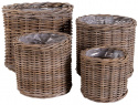 Korgar \'Bogor\' 4-pack - Natur