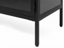 Tv-bänk \'Hagavik\' - Svart/Mässing