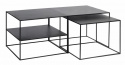 Soffbord \'Norraby\' 65x65cm - Svart 