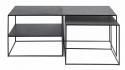 Soffbord \'Norraby\' 65x65cm - Svart 