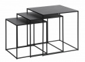 Soffbord \'Norraby\' 3-set - Svart 