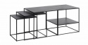 Soffbord \'Norraby\' 3-set - Svart 