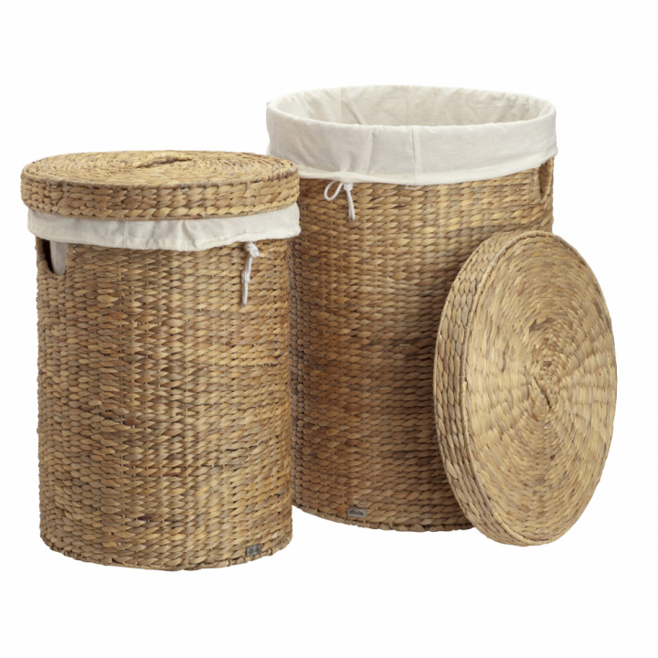 Tvättkorg 2set - Vattenhyacinth