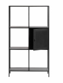 Bokhylla \'Inca\' 1 dörr - Svart