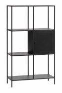 Bokhylla \'Inca\' 1 dörr - Svart