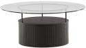 Soffbord \'Beisfjord\' Runt 90cm - Svart