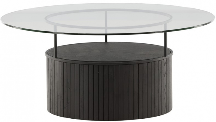 Soffbord 'Beisfjord' Runt 90cm - Svart