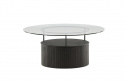 Soffbord \'Beisfjord\' Runt 90cm - Svart