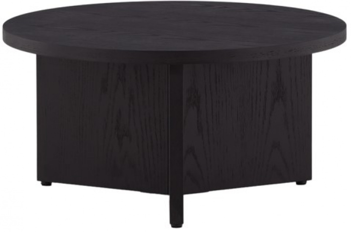 Soffbord 'Smögen' Runt 85cm - Svart