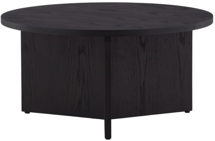 Soffbord 'Smögen' Runt 65cm - Svart