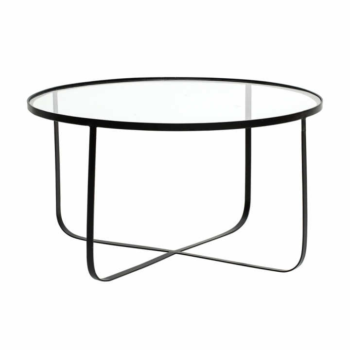 Soffbord \'Harper\' - Glas/Svart i gruppen Möbler / Bord / Soffbord hos Reforma (48400377)