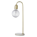 Bordslampa - Marmor och mässing