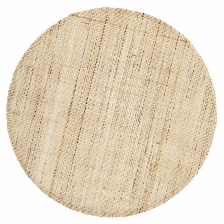 Bordstablett 'Linen natural' Ø 38 - Natur