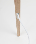 Golvlampa \'Tripod\' - Trä och vit