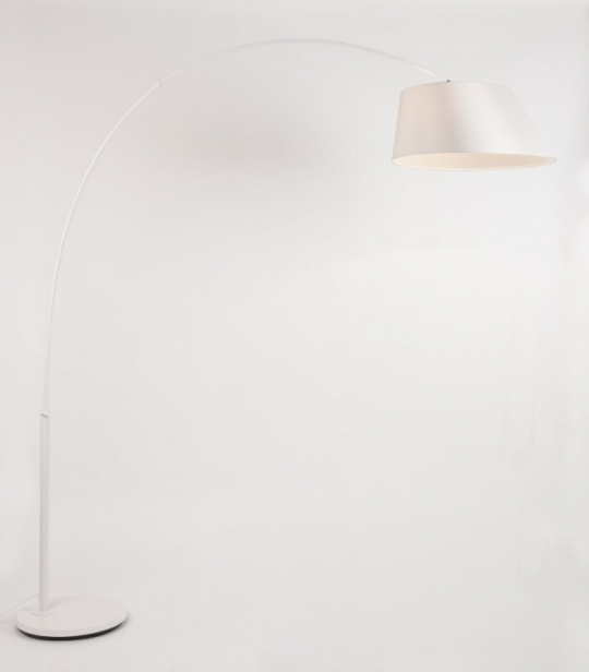 Golvlampa \'Arc\' - Vit