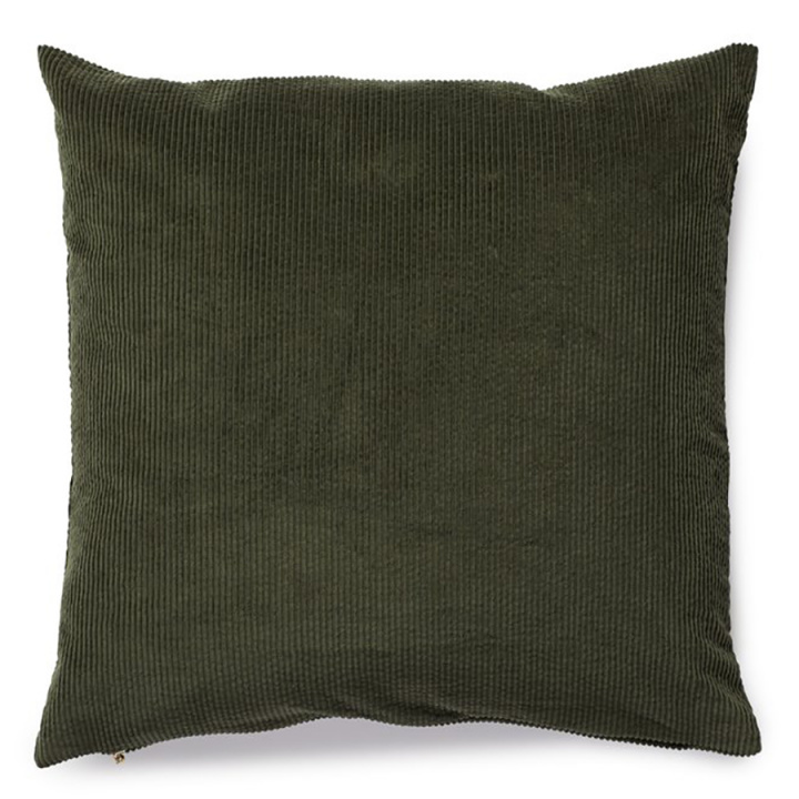 Kuddfodral 'Corduroy' 50x50 - Grön te