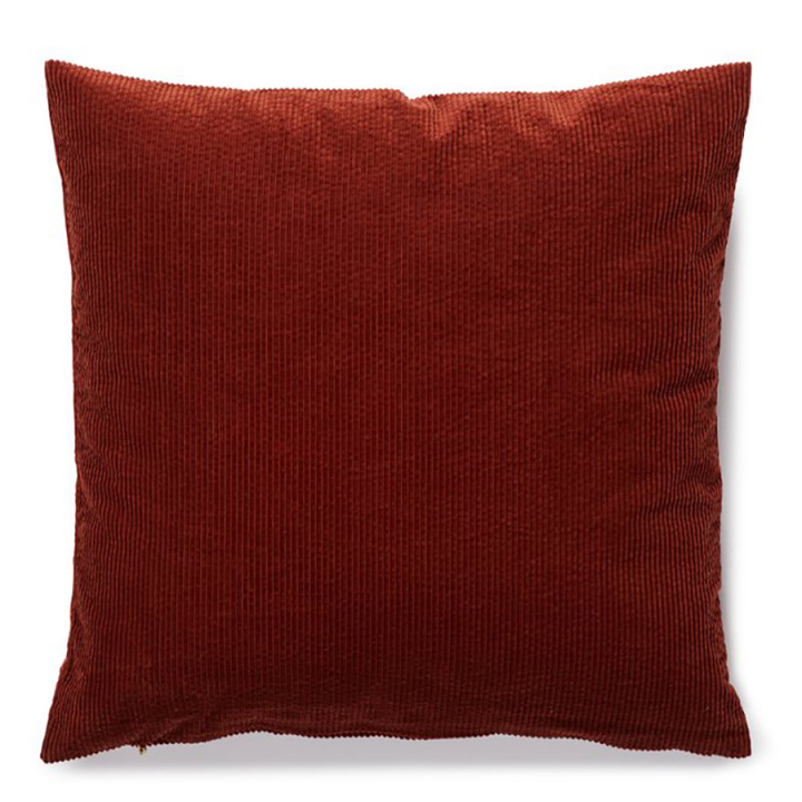 Prydnadskudde 'Corduroy' 50x50cm - Röd