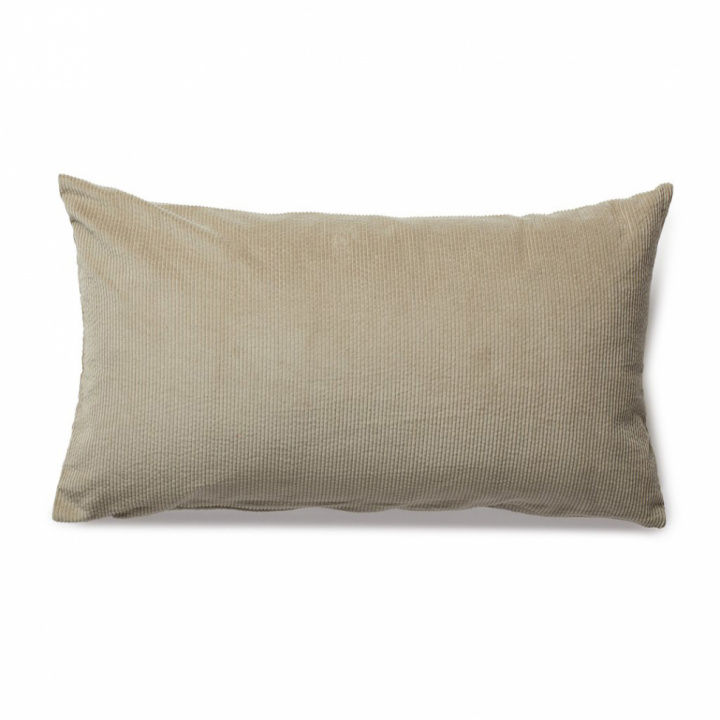 Kuddfodral 'Corduroy' 70x40 - Grå/Beige