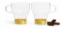 2-pack Glasmugg \'Winter\' - Guld/Transparent