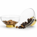 2-pack Serveringsskål \'Winter\' - Guld/Transparent